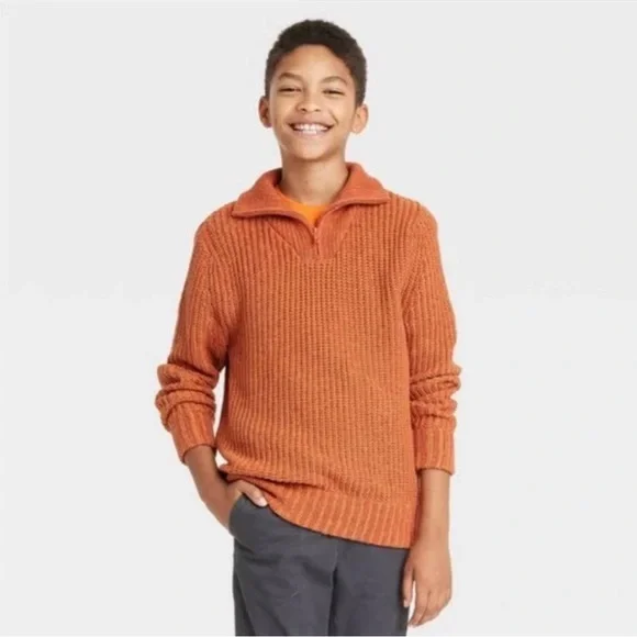 Cat and jack boys sweater cheap